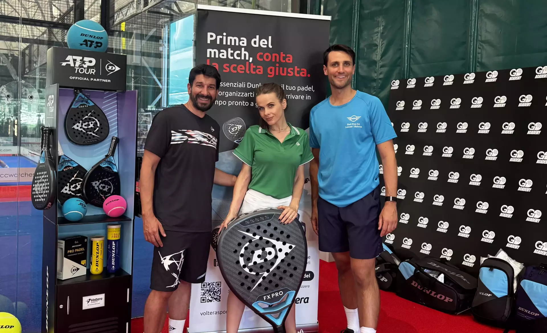 Prodotti e soluzioni Voltera Sports per club di tennis e padel