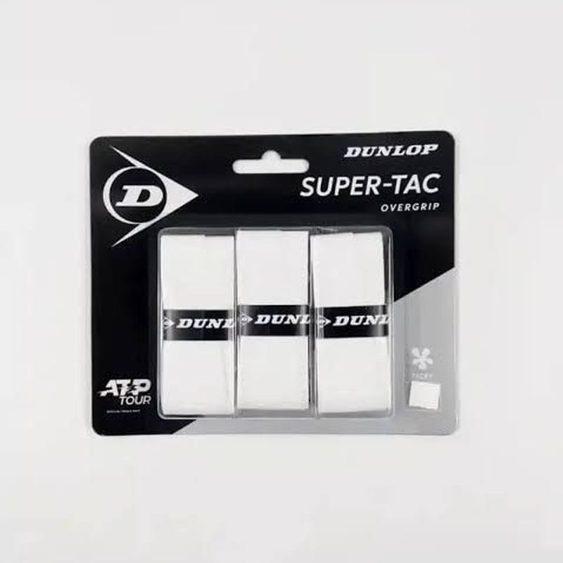Dunlop SUPER-TAC OGRIP WHT 3 PCS