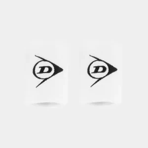 dunlop wristband long 2pk white 1